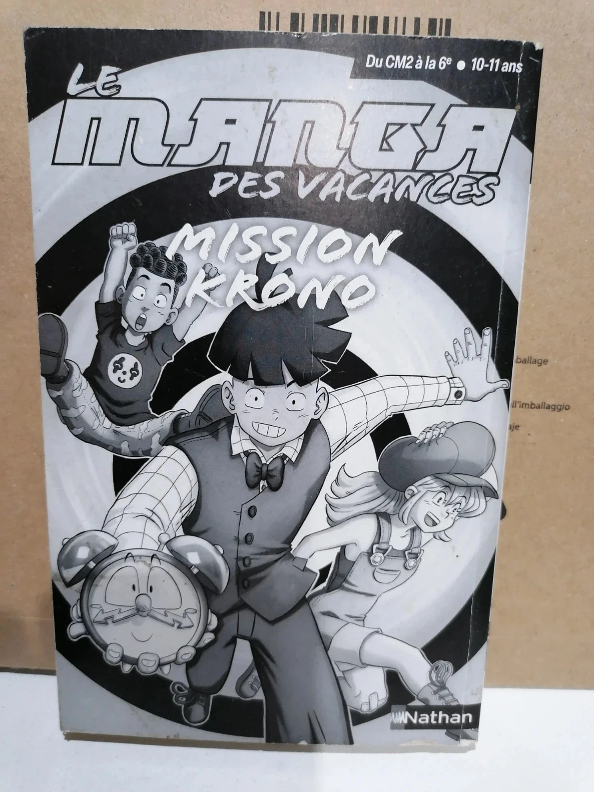 Le manga des vacances mission krono